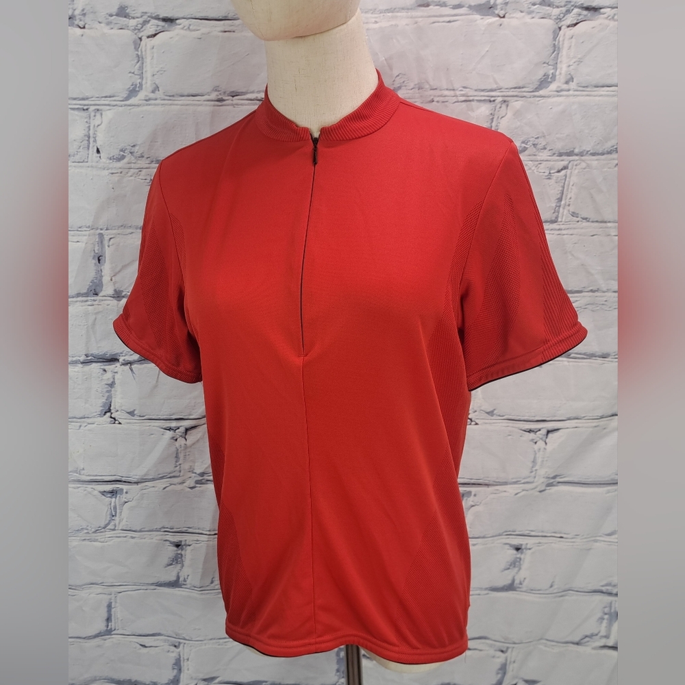 Pearl Izumi Women's Cycling Jersey Red Half Zip Vintage Y2K Size Large